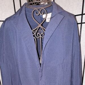 Isaac Mizrahi Navy Blazer